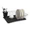 MegaChef 17.5" Black Dish Rack with Utensil Holder